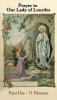 Our Lady of Lourdes Prayer Card